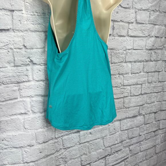 Lululemon 105 Singlet Racerback Tank Top Heathered Bali Breeze Silver Size 6 - Picture 4 of 5